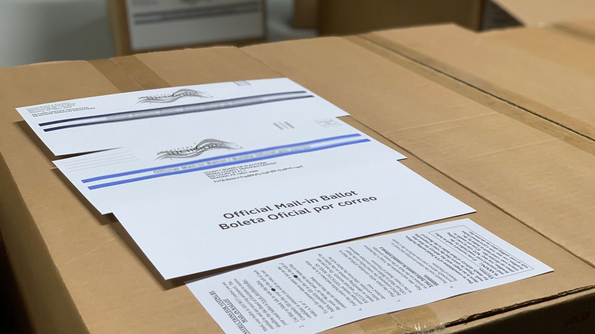 Berks County election mail-in ballot